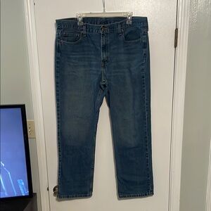 Faded Glory Blue Straight Leg Jeans Classic Style